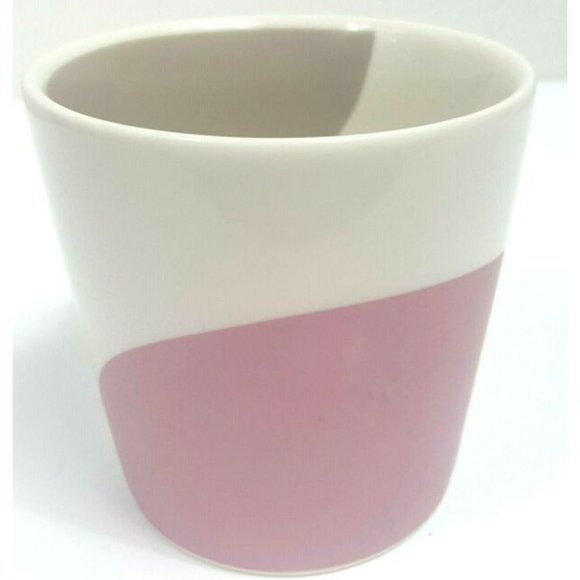 3/$28 Starbucks curve swirl pearl pink white gray 2005 mug cup - Picture 2 of 6